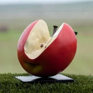 Little Cut Apple Sculpture