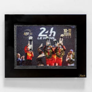 Podium Glory: Ferrari's First Prize Artwork