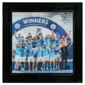 Champions League Winners Man City Artwork