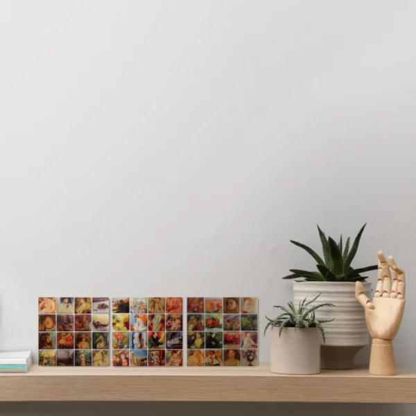 Set of 3 Artistic Mosaic Collectibles