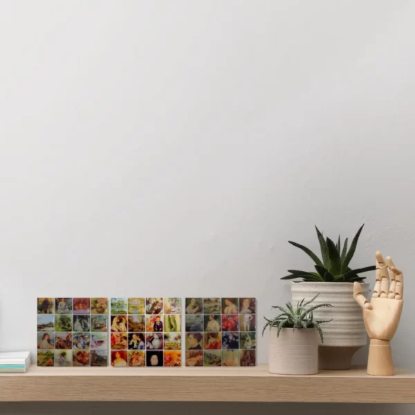Set of 3 Arty Mosaic Coasters