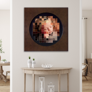 Custom Pixelated Mosaic