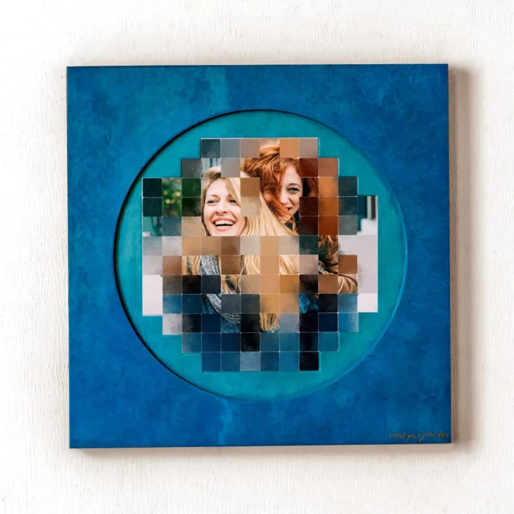 Custom Pixelated Mosaic